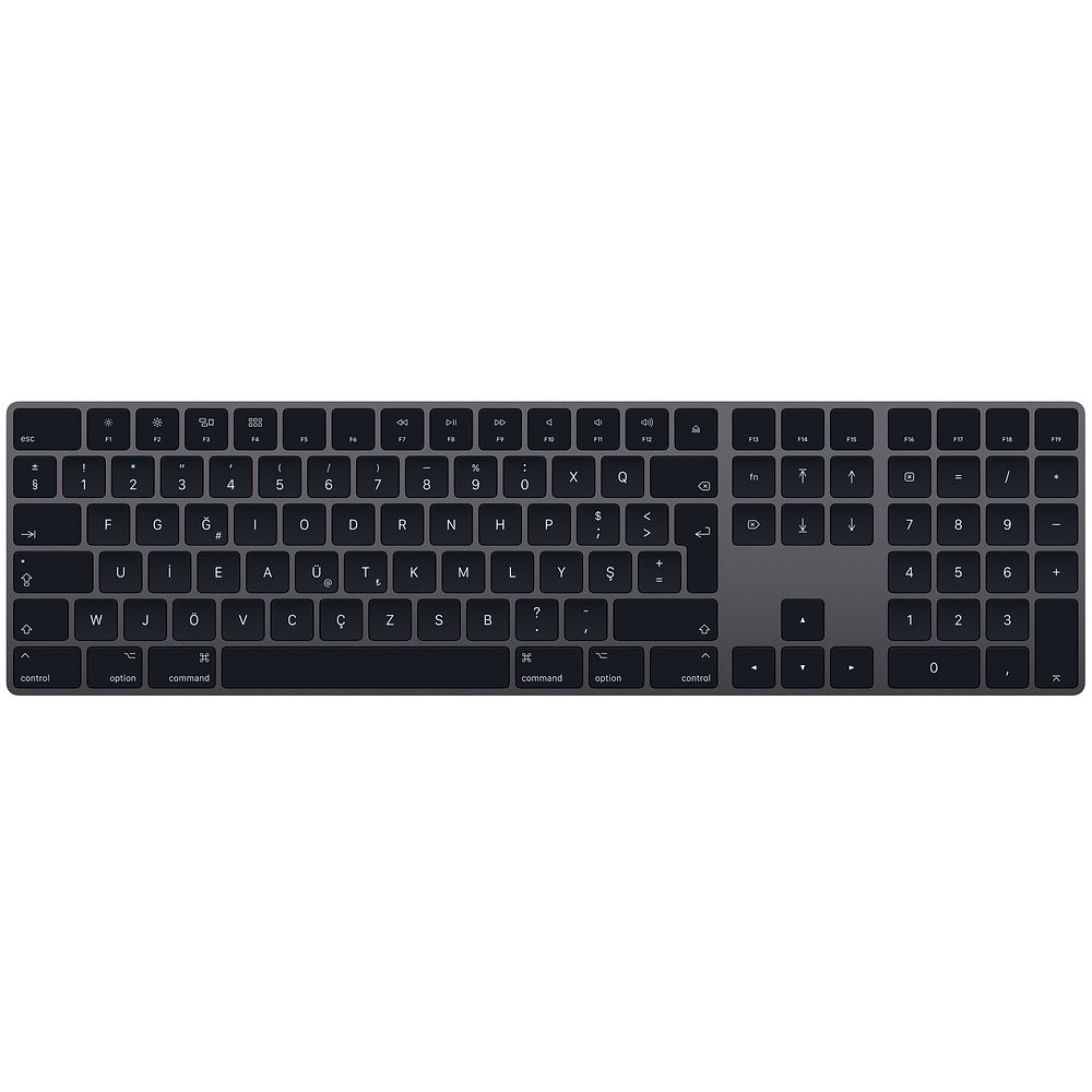 Sayısal Tuş Takımlı Magic Keyboard - Türkçe F Klavye - Uzay Grisi